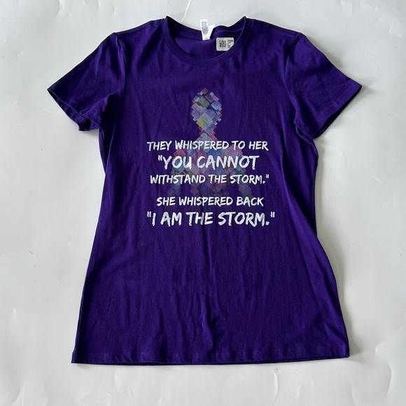 Bella Canvas Tops - Bella Canvas Purple Size M Graphic Short Sleeve Tee NWT